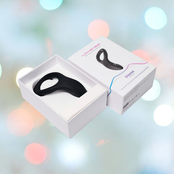 Lovense Diamo Bluetooth Vibrating Cock Ring - App Control  Condomania.com