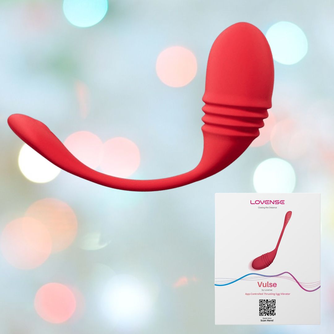 Lovense Vulse App-Controlled Thrusting Vibrating Egg Condomania.com Lovense Vulse App-Controlled Thrusting Vibrating Egg Condomania.com