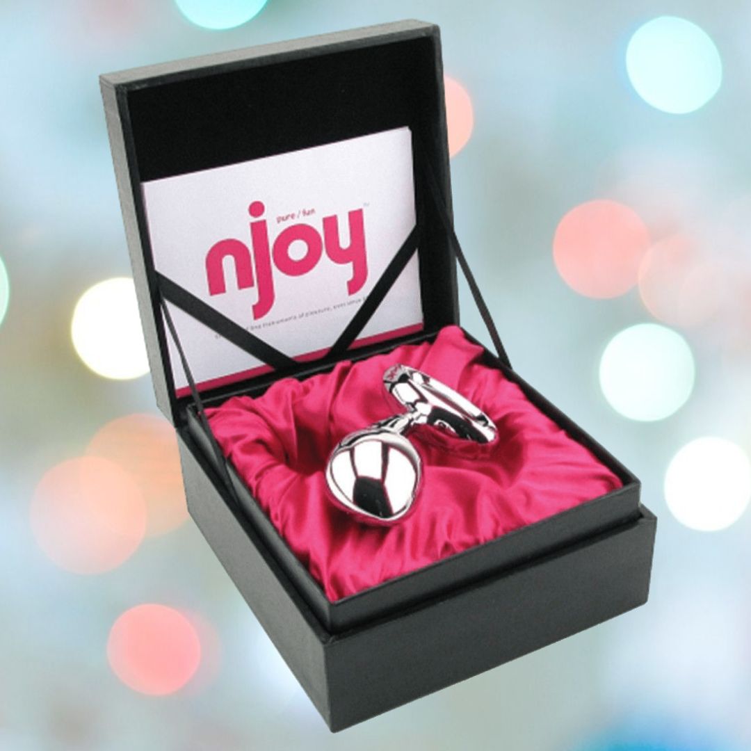 njoy Pure Butt Plug Large Premium Steel Anal Toy Condomania.com njoy Pure Butt Plug Large Premium Steel Anal Toy Condomania.com