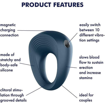 Satisfyer Power Ring Vibrating Cock Ring Condomania.com Satisfyer Power Ring Vibrating Cock Ring Condomania.com