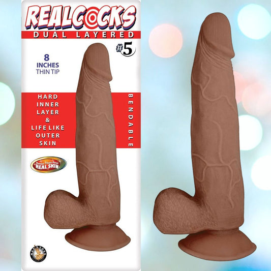 RealCocks Dual Layered Dildo with Suction Cup #5 1080
