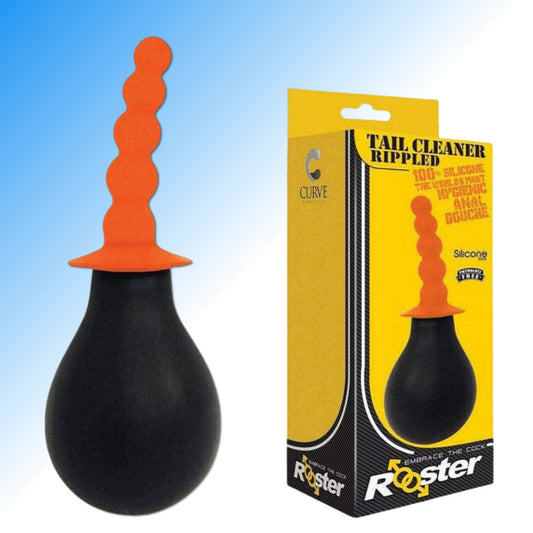 Rooster Tail Cleaner Rippled Anal Douche 1080