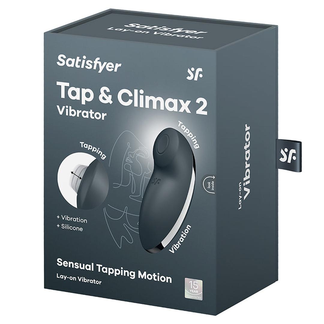 Satisfyer Tap and Climax 2-Grey