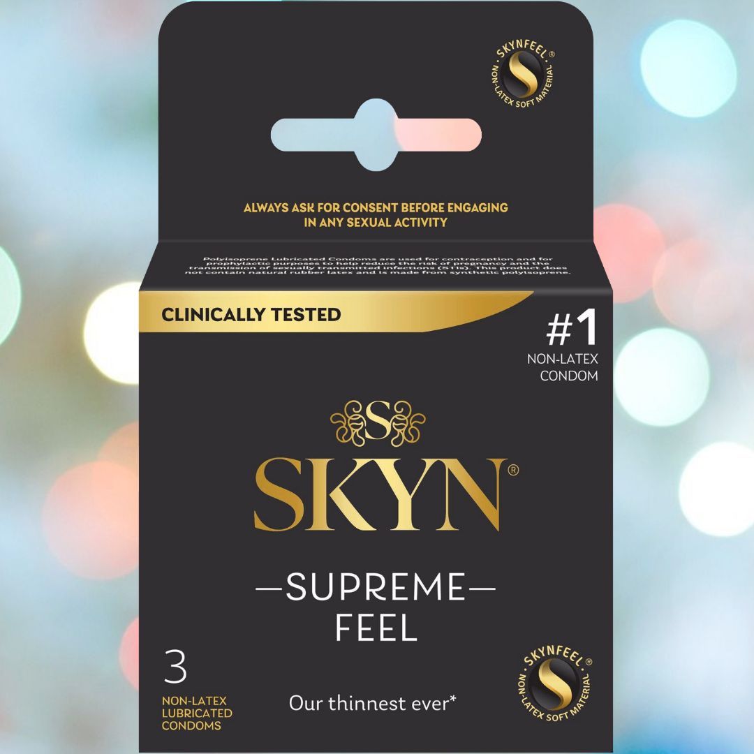 SKYN Supreme Ultra-Thin Non-Latex Condoms by LifeStyles Condomania.com SKYN Supreme Ultra-Thin Non-Latex Condoms by LifeStyles Condomania.com