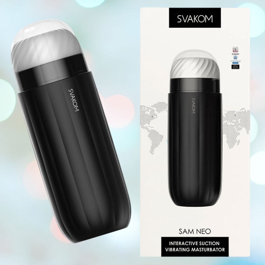 SVAKOM Sam Neo Vibrating Male Masturbator Sleeve Condomania.com SVAKOM Sam Neo Vibrating Male Masturbator Sleeve Condomania.com