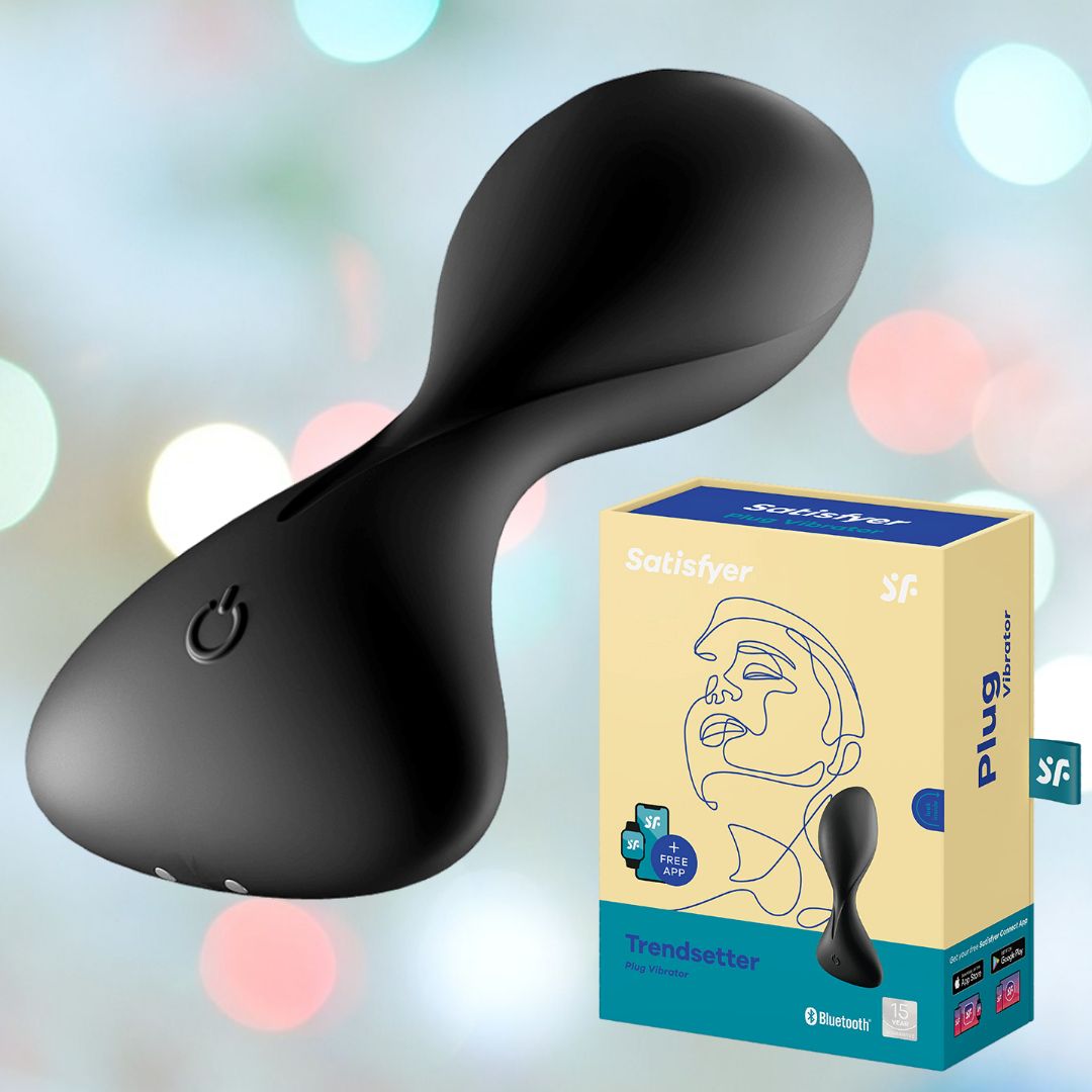 Satisfyer Trendsetter Anal Vibrator App-Controlled Black Condomania.com Satisfyer Trendsetter Anal Vibrator App-Controlled Black Condomania.com