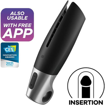 Satisfyer Power Masturbator App-Controlled Male Vibrator  Condomania.com