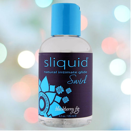 Sliquid Naturals Swirl Blackberry Fig Flavored Lubricant | 4.2oz 1080