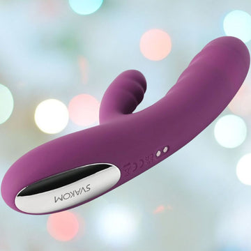 Svakom Avery Rabbit Thrusting Vibrator - Lilac  Condomania.com