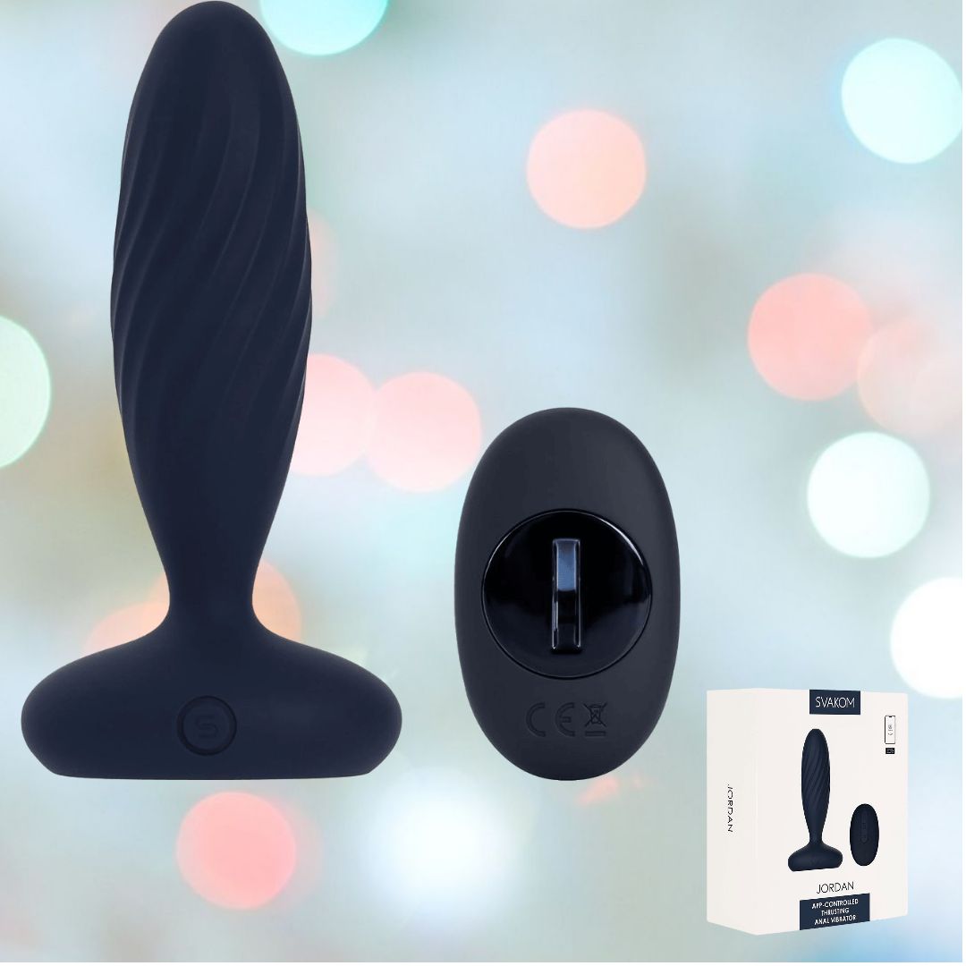 Svakom Jordan Vibrating Anal Stimulator - Navy Blue Condomania.com Svakom Jordan Vibrating Anal Stimulator - Navy Blue Condomania.com