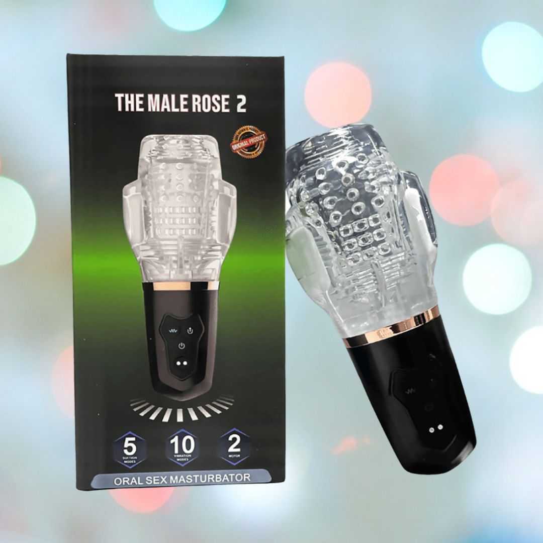 Male Rose 2 Penis Vibrator - 10 Modes Dual Motor Rechargeable Condomania.com Male Rose 2 Penis Vibrator - 10 Modes Dual Motor Rechargeable Condomania.com