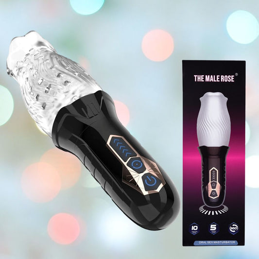 The Original Male Rose Vibrating Masturbation Sleeve 1080