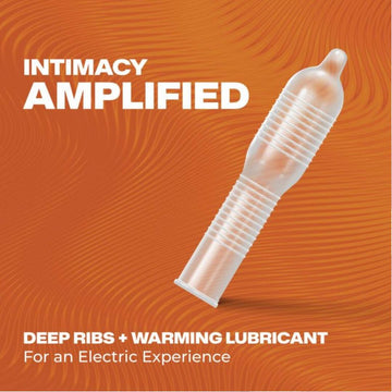 Trojan Charged Deep-Ribbed Warming Condoms 3-Pack Condomania.com Trojan Charged Deep-Ribbed Warming Condoms 3-Pack Condomania.com