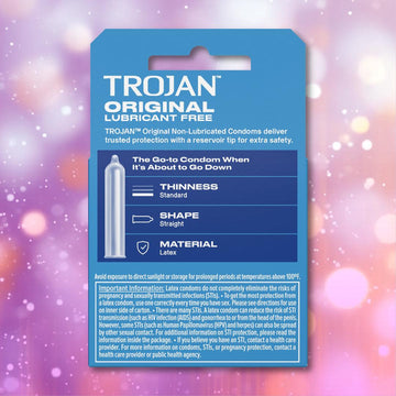 Trojan ENZ Non-Lubricated Condoms | Dry Condoms Condomania.com Trojan ENZ Non-Lubricated Condoms | Dry Condoms Condomania.com