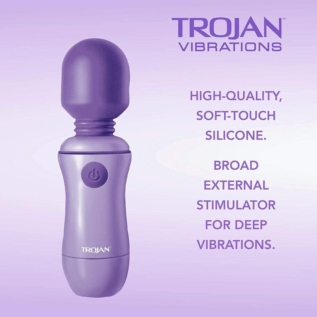 Trojan Power Wand Deep Wave Multi-Speed Clitoral Massager Condomania.com Trojan Power Wand Deep Wave Multi-Speed Clitoral Massager Condomania.com