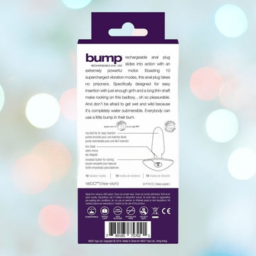 VeDO Bump Waterproof Anal Vibrator - Purple Condomania.com VeDO Bump Waterproof Anal Vibrator - Purple Condomania.com