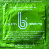 bCondoms Ultra Thin Lubricated Condoms
