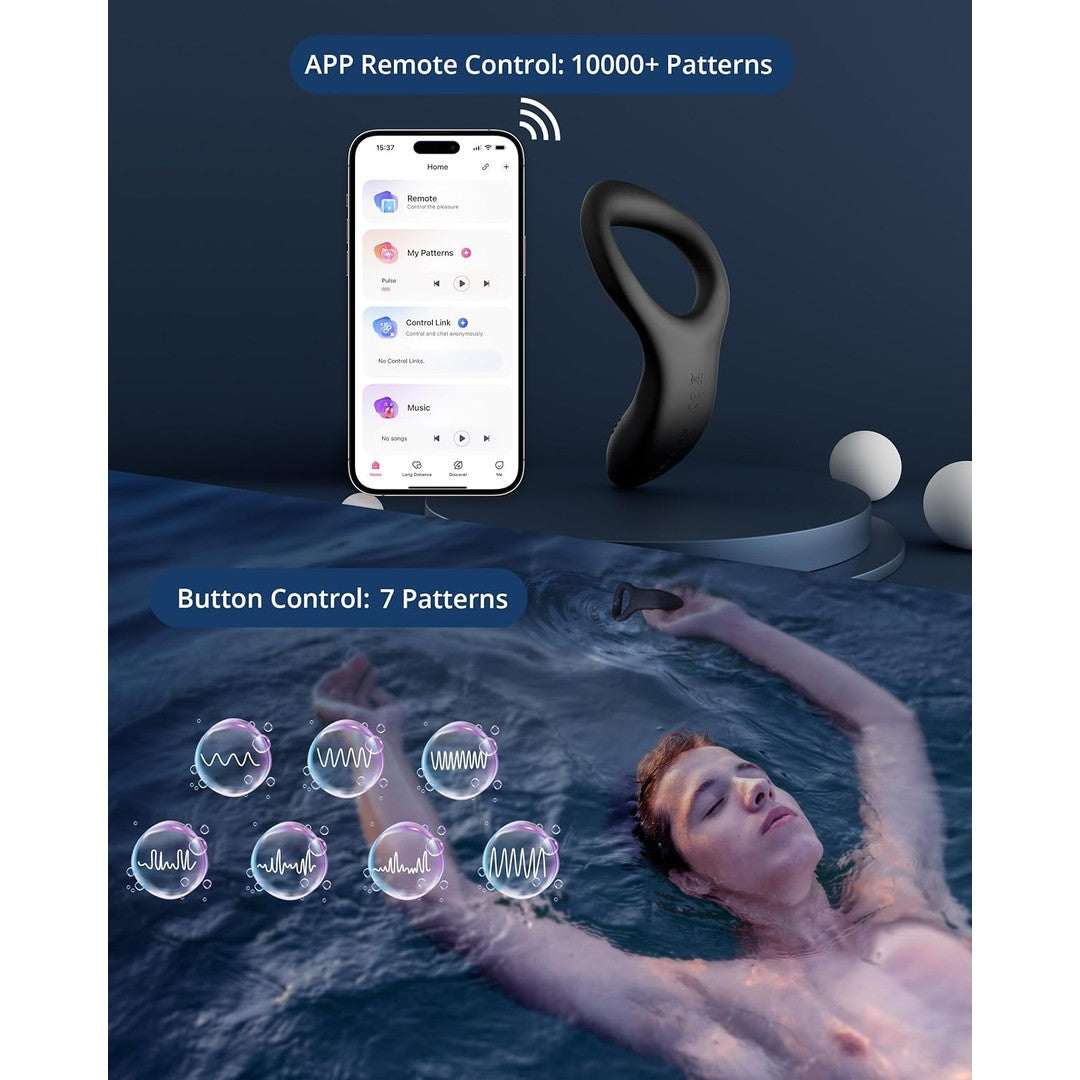 Lovense Diamo Bluetooth Vibrating Cock Ring - App Control Condomania.com Lovense Diamo Bluetooth Vibrating Cock Ring - App Control Condomania.com