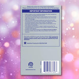 The back of a Durex Air Large Wide Fit Condoms box features essential information about using latex condoms, safety warnings, and storage instructions. A barcode is displayed at the bottom against a bokeh background design. Specific details highlighting the Durex Air Large Wide Fit variety are also provided to help users select the most suitable option for their needs.
