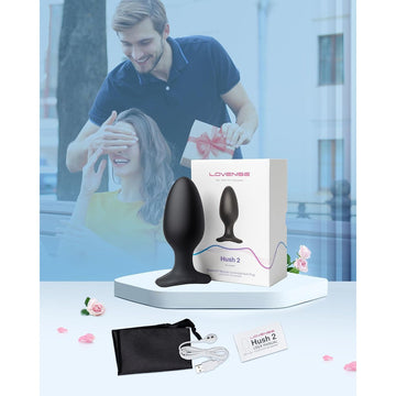 Lovense Hush 2 Vibrating Butt Plug Large – Condomania.com