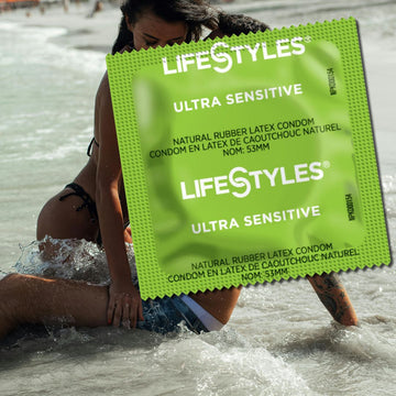 LifeStyles Ultra Sensitive Condoms - Ultra Thin Latex  Condomania.com