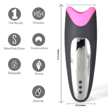 Maia Piper Rechargeable Male Masturbator - Multi-Function Condomania.com Maia Piper Rechargeable Male Masturbator - Multi-Function Condomania.com