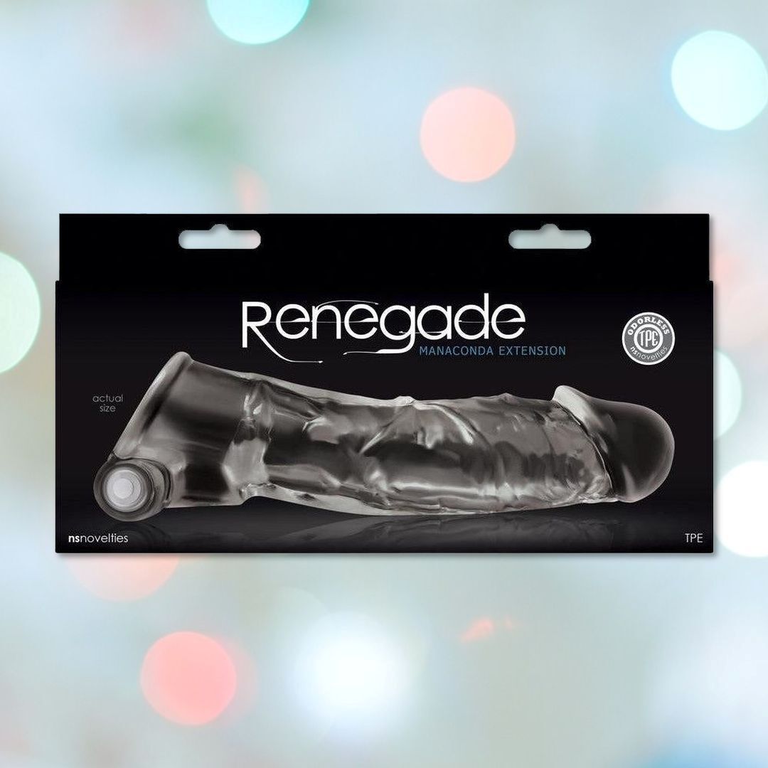 Renegade Manaconda Clear Cock Extender Sleeve Vibrating Condomania.com Renegade Manaconda Clear Cock Extender Sleeve Vibrating Condomania.com