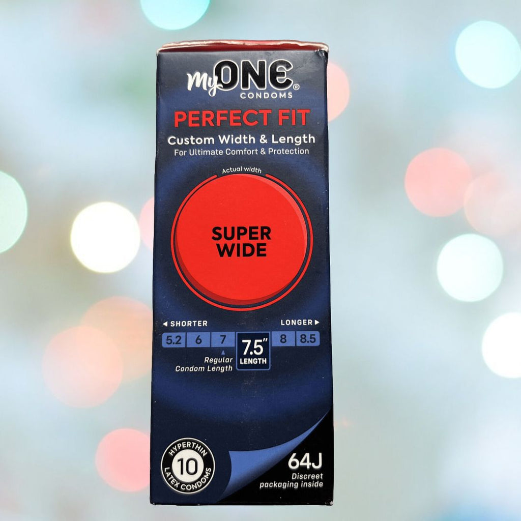 myONE Super Wide Large Condoms 64J - Ultra Thin & Lubricated ...
