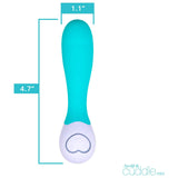 OhMiBod Lovelife Cuddle Mini G-Spot Vibrator - Turquoise