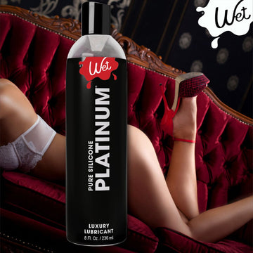Wet Platinum Premium Silicone Lubricant - Long-Lasting Lube  Condomania.com