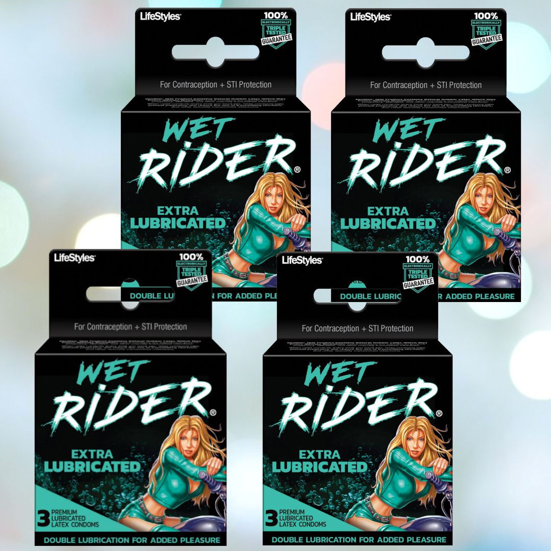 LifeStyles Wet Rider Extra Lubricated Condoms 3 Pack Condomania.com LifeStyles Wet Rider Extra Lubricated Condoms 3 Pack Condomania.com