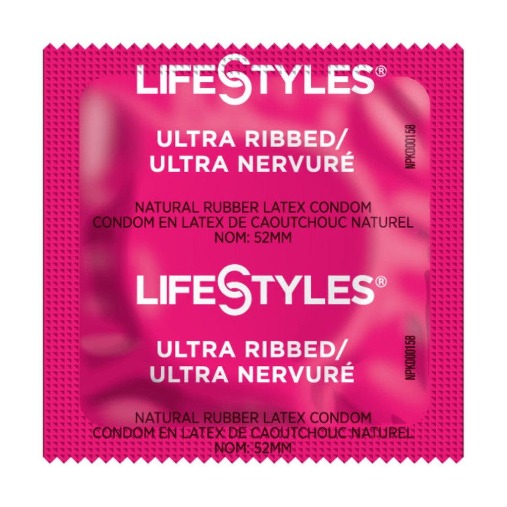 LifeStyles Pleasure Ribbed Condoms Textured Sensations