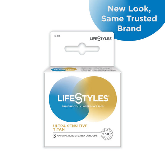 LifeStyles Ultra Sensitive Titan Condoms 1080