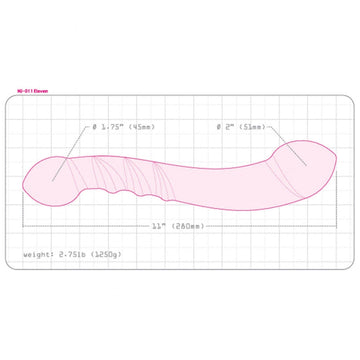 njoy Eleven 11-Inch Stainless Steel Massage Wand  Condomania.com