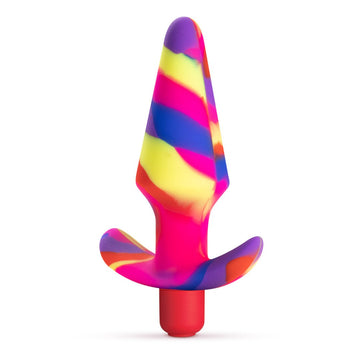 Avant Free Spirit Vibrating Anal Plug Scarlet 3.5in  Condomania.com