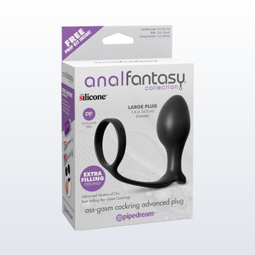 Pipedream Ass Gasm Cock Ring with Anal Plug Silicone Condomania.com Pipedream Ass Gasm Cock Ring with Anal Plug Silicone Condomania.com