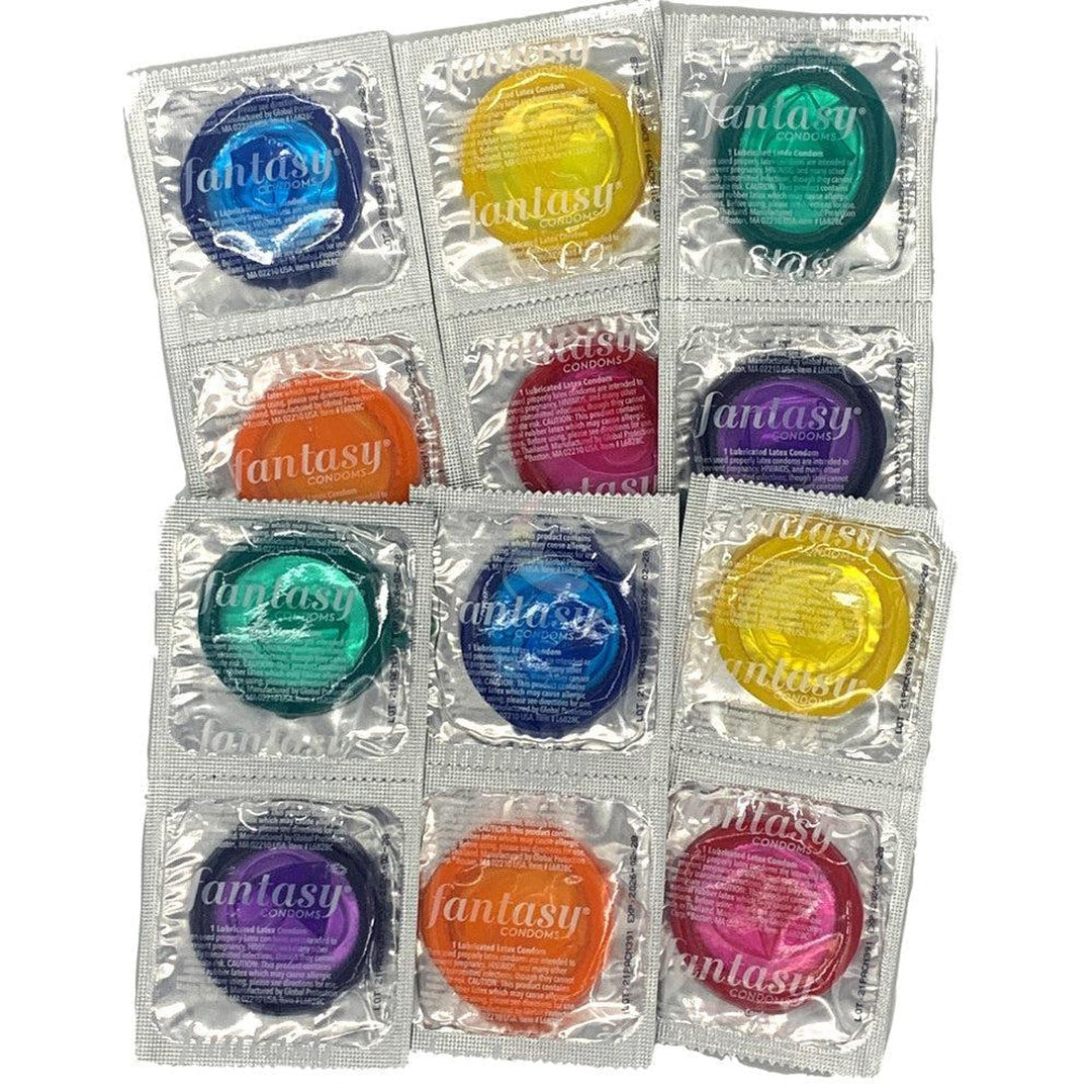 Assorted Colored Fantasy Condoms
