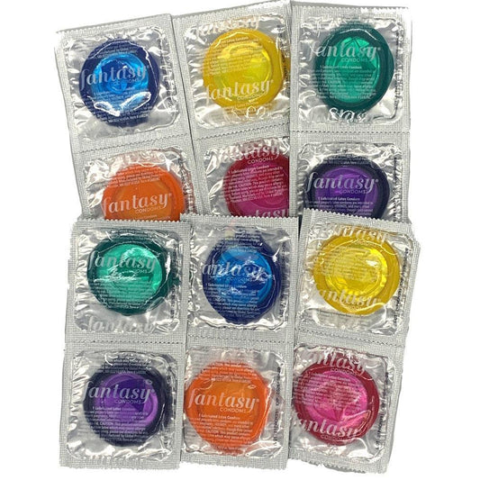 Assorted Colored Fantasy Condoms 1080