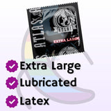 Atlas Extra LARGE Size Condoms