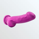 Avant D7 Ergo 7.5" Non-Porous Silicone Dildo - Violet