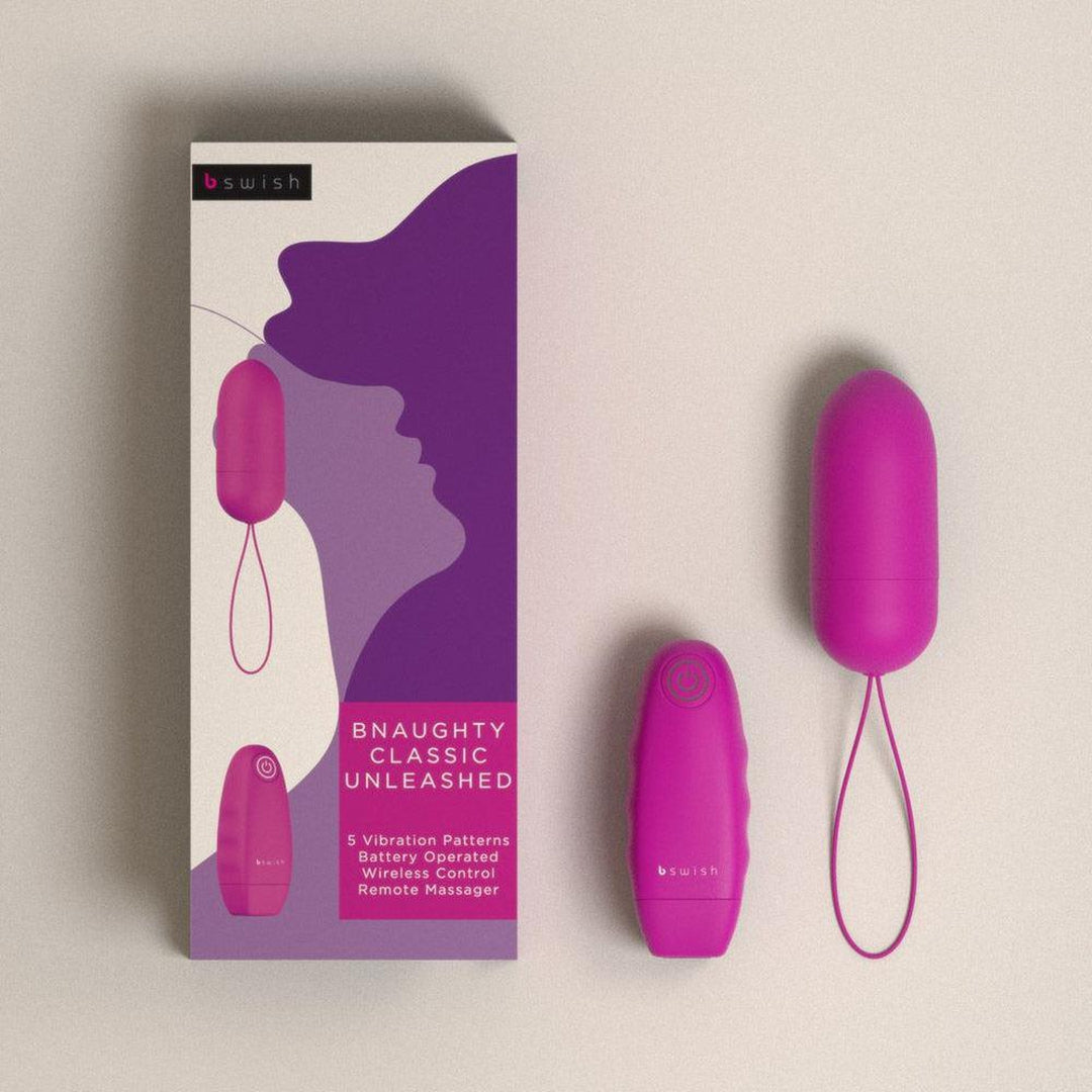 B Swish Bnaughty Classic Unleashed Bullet Vibrator - Cerise