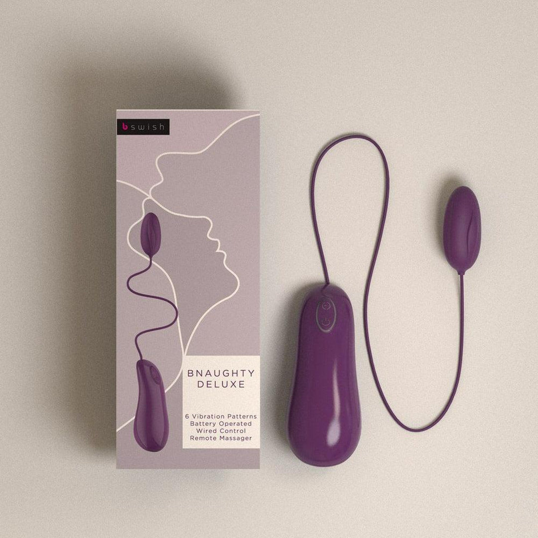 B Swish Bnaughty Deluxe Bullet Vibrator - Purple