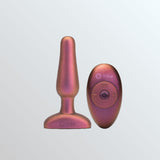 B-Vibe Novice Vibrating Butt Plug - Limited Edition Galaxy Plum