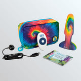 B-Vibe Peace & Love Tie Dye Rimming Plug