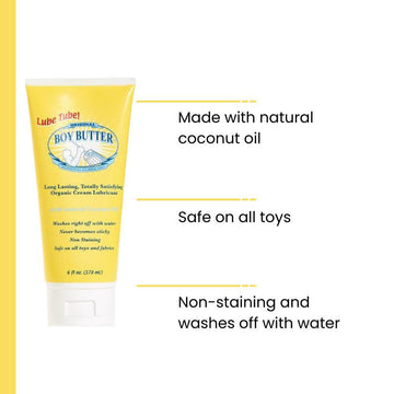 Boy Butter Original Oil-Based Lubricant Coconut Oil 2oz Condomania.com Boy Butter Original Oil-Based Lubricant Coconut Oil 2oz Condomania.com