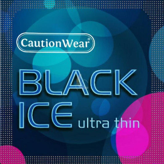 Caution Wear Black Ice Condoms 1080