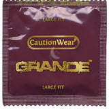 Caution Wear "Grande" LARGE Fit Condoms