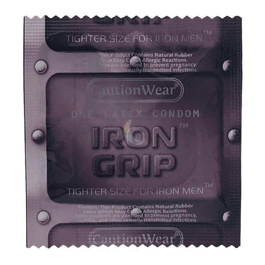 Caution Wear IRON GRIP Snugger Fit Condoms 1080