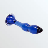 Chrystalino Gallant Blue Glass G-Spot and P-Spot Stimulator