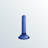 Chrystalino Pin Small Glass Butt Plug - Blue
